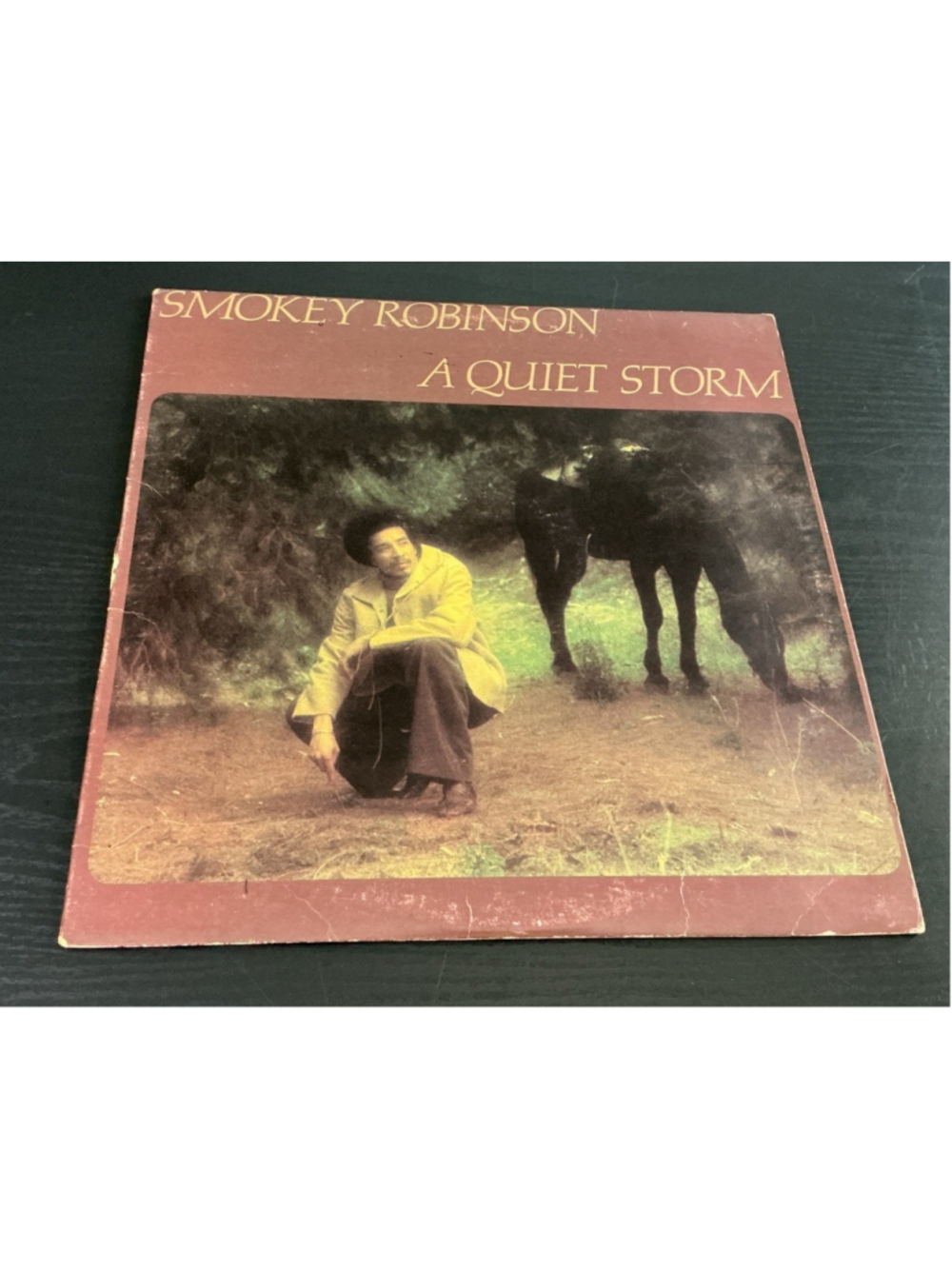 Smokey Robinson A QUIET STORM 1975 Vinyl 12"LP Record Soul R&B